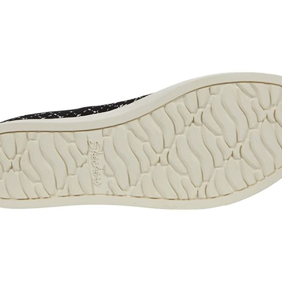 SKECHERS Arch Support Fit Cup slip on stretch shoes sneakers black white womens - Picture 7 of 8